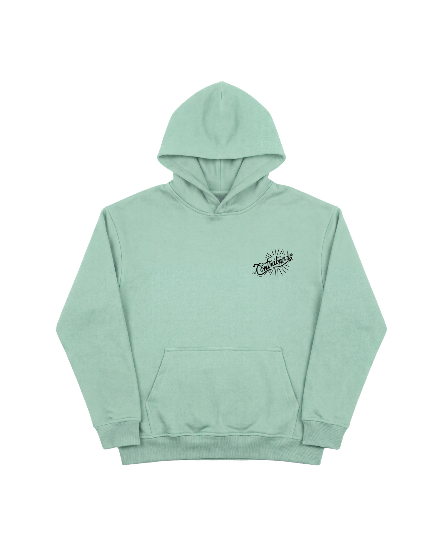 Contraband Bottle Hoodie 410 Verde Menta Cubica