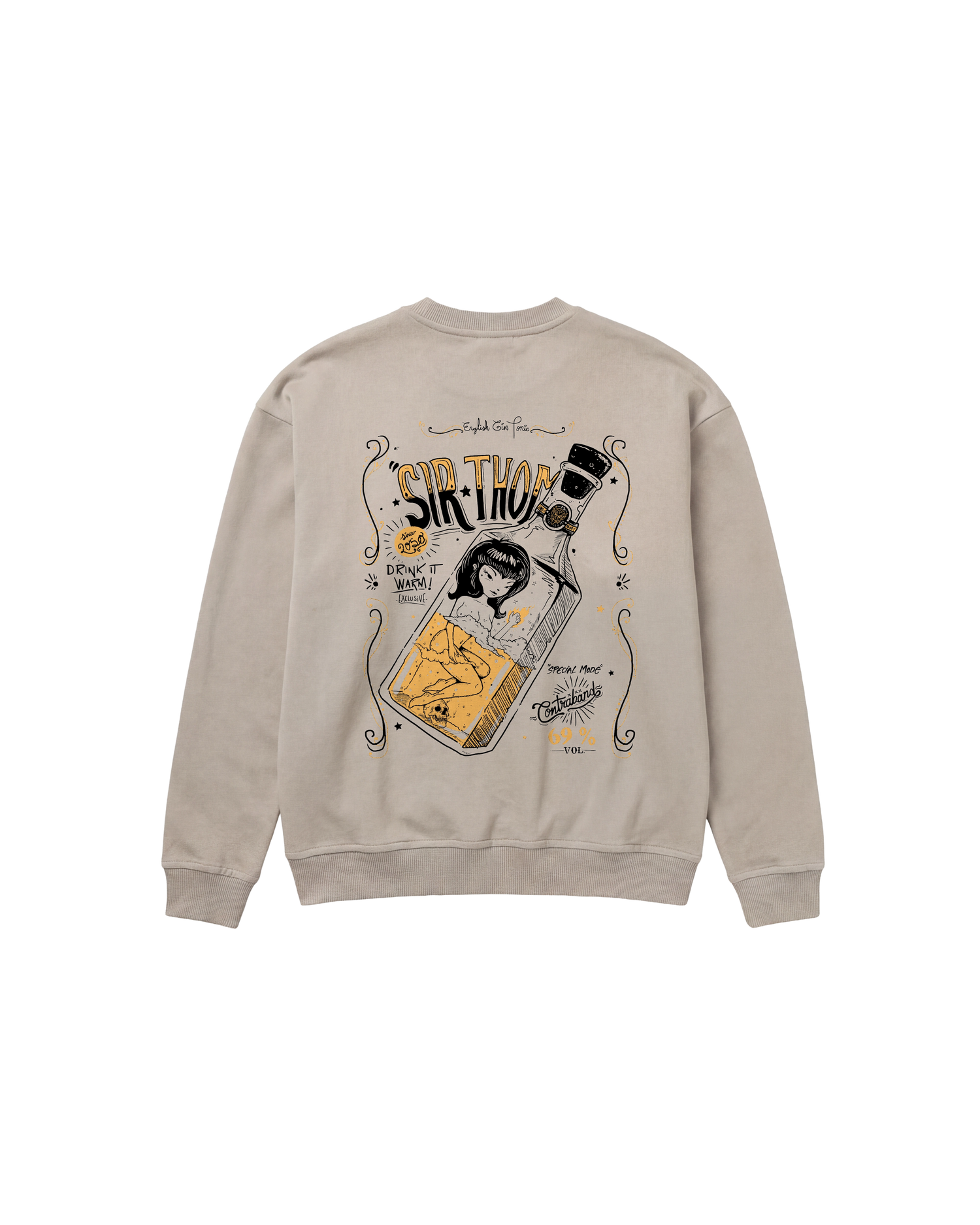 Contraband Bottle Sweatshirt 410 Arena Cubica