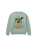 Contraband Bottle Sweatshirt 410 Verde Menta Cubica