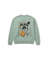 Contraband Bottle Sweatshirt 410 Verde Menta Cubica