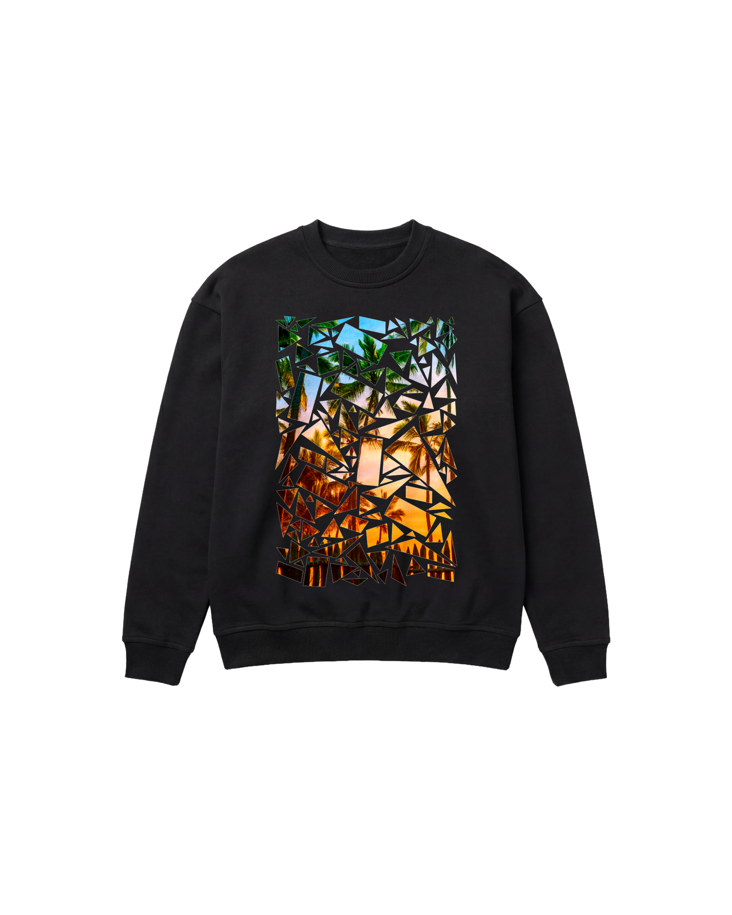 Crystal Beach Sweatshirt 410 Negro Cubica