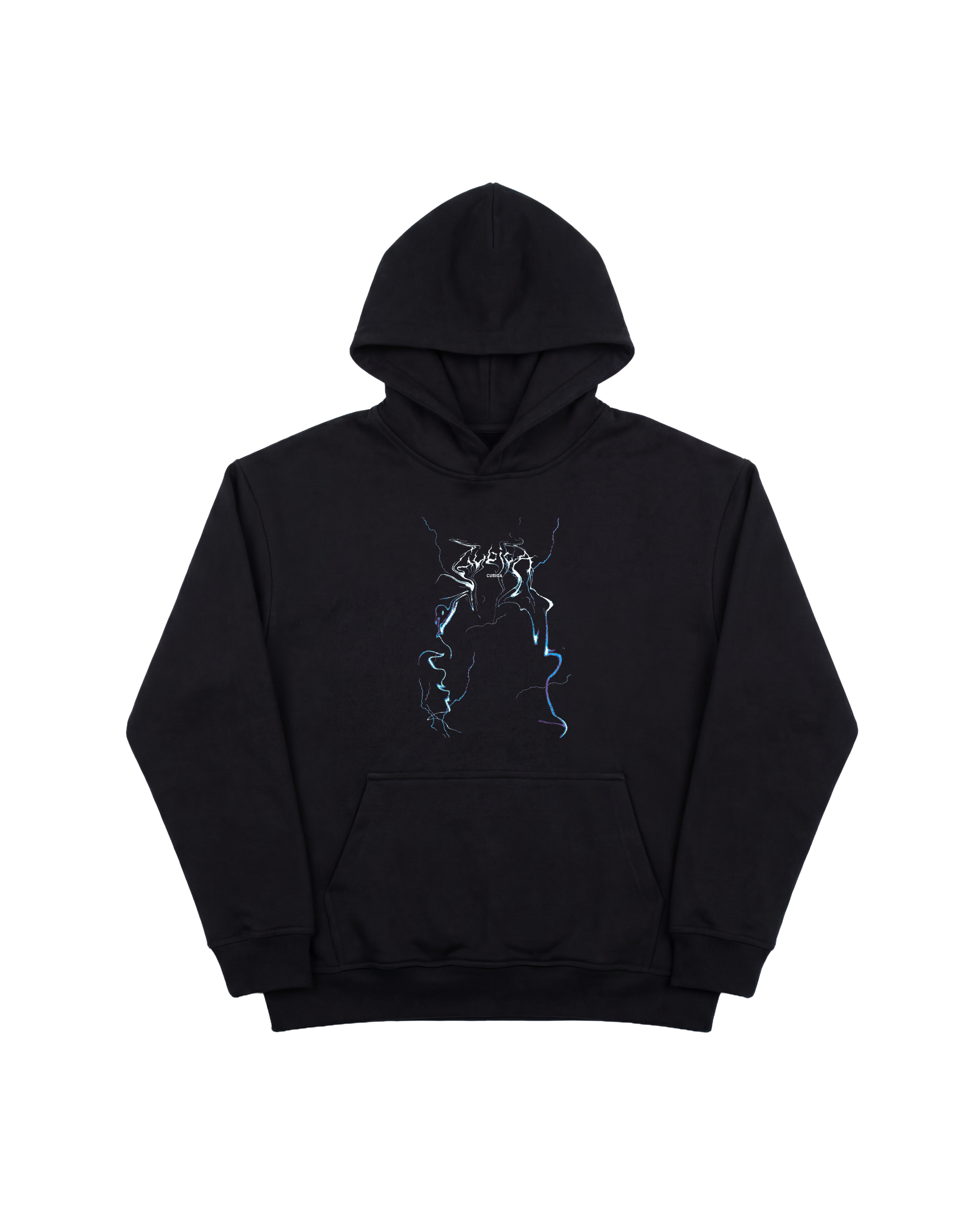 Cubi Rayo Hoodie 410 Negro Cubica