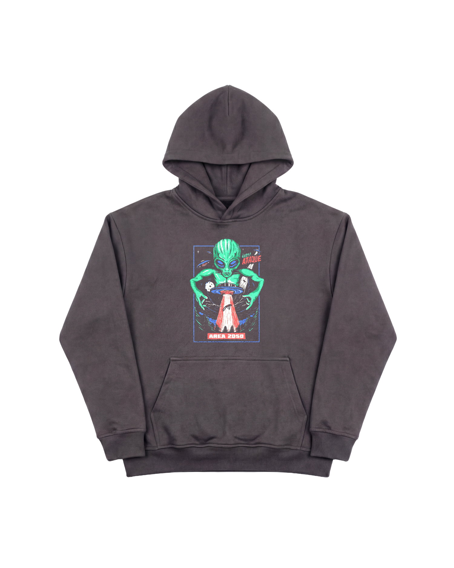 Cubica Ataque Hoodie 410 Gris Oscuro Cubica
