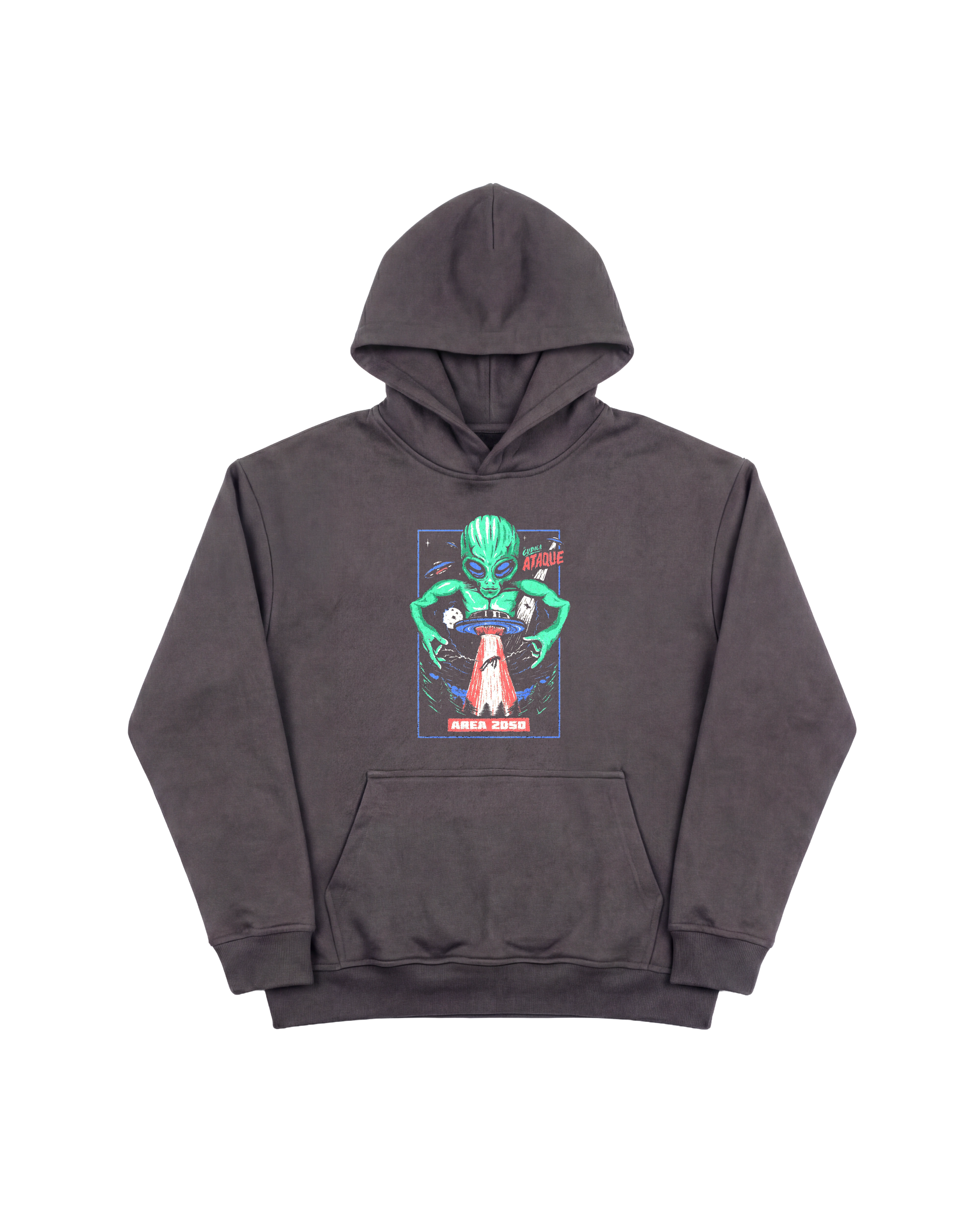 Cubica Ataque Hoodie 410 Gris Oscuro Cubica
