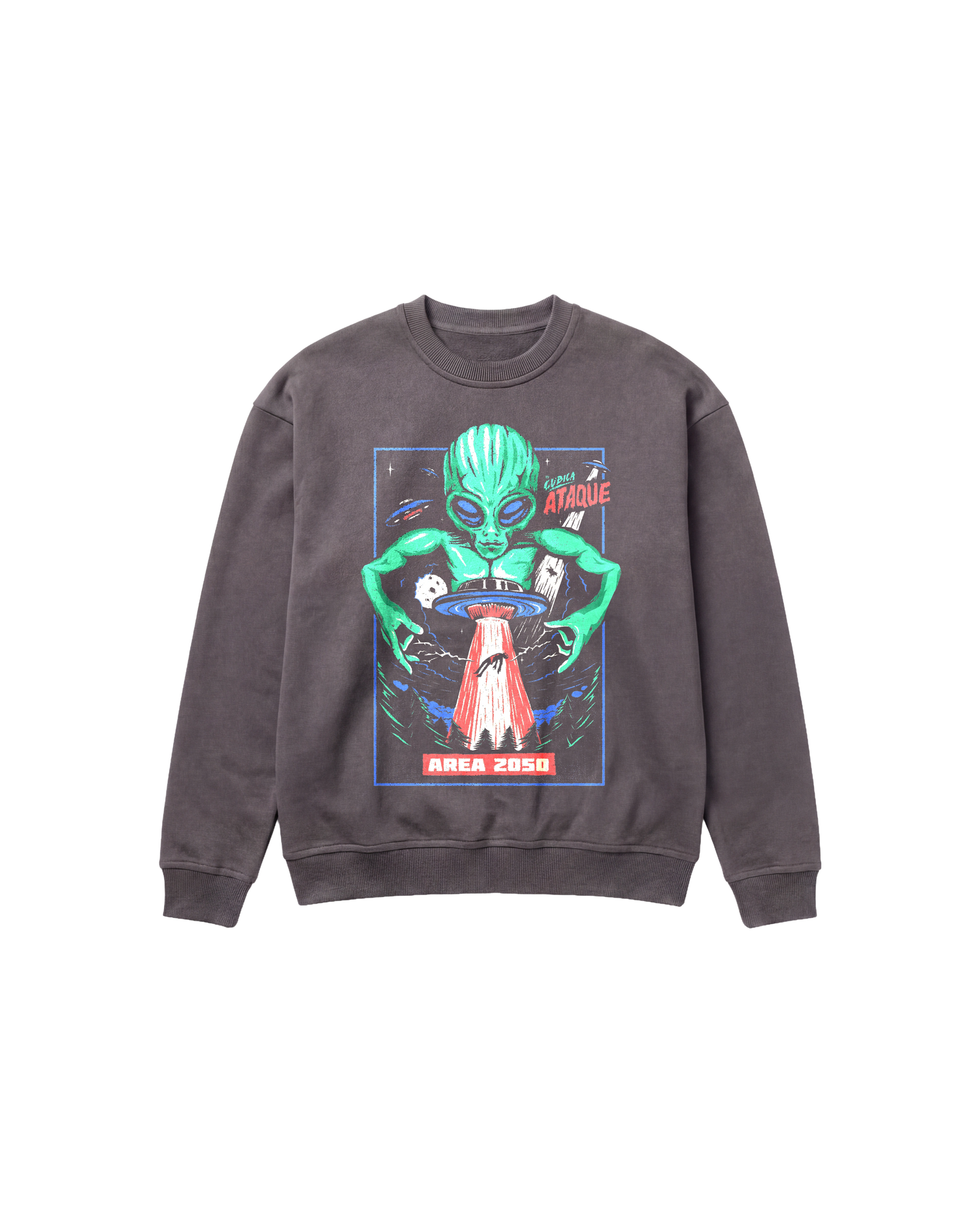 Cubica Ataque Sweatshirt 410 Gris Oscuro Cubica