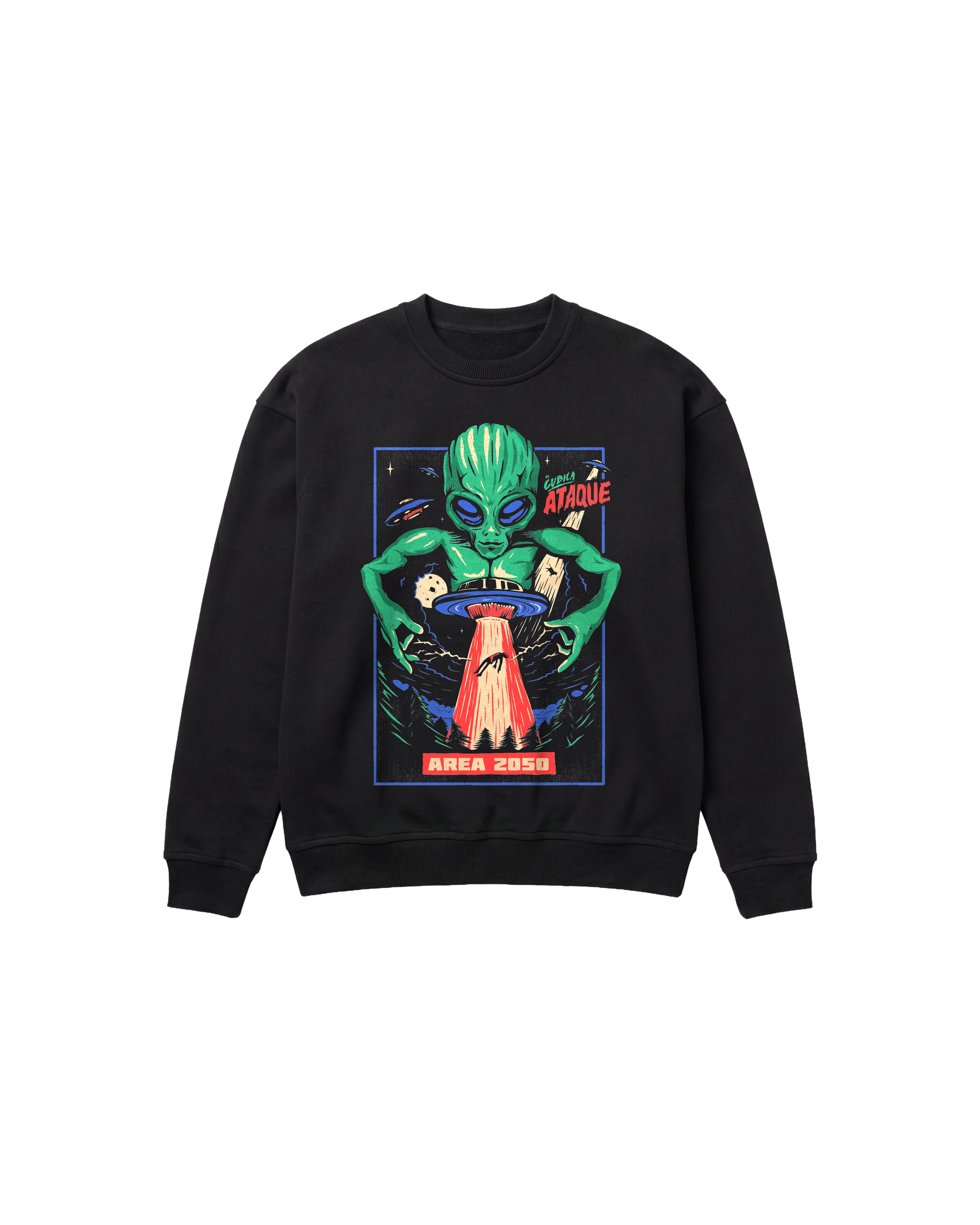 Cubica Ataque Sweatshirt 410 Negro Cubica