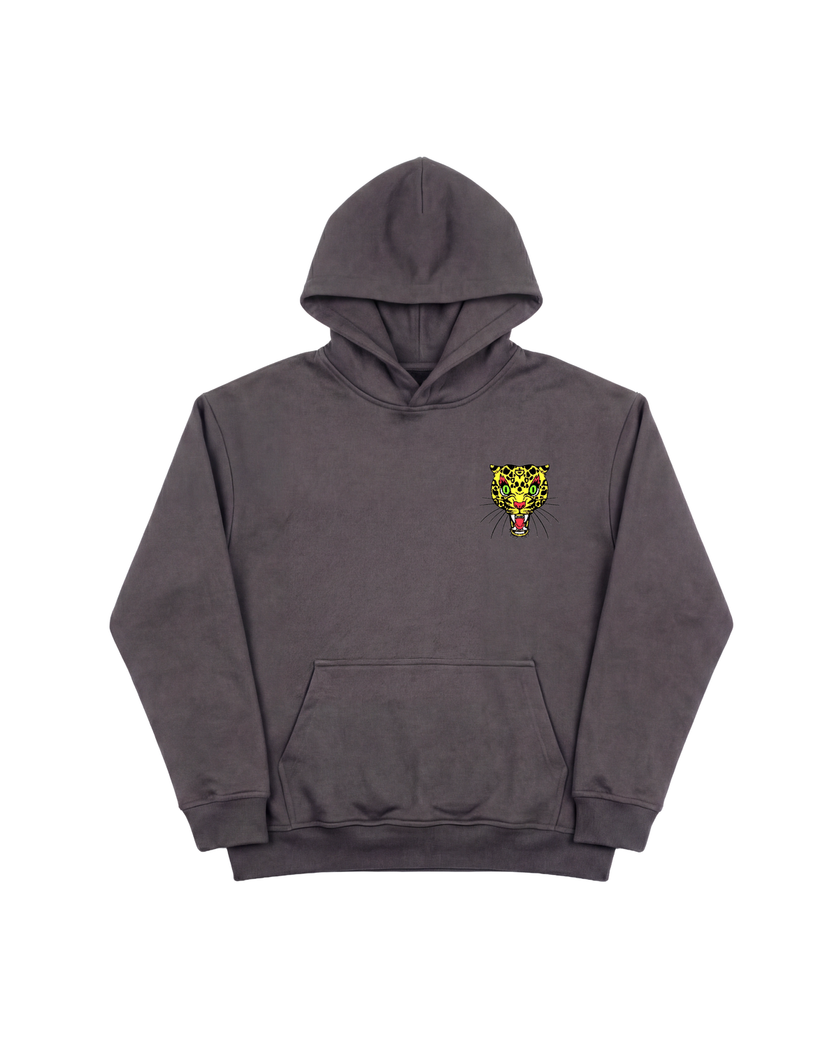 Cubica Leopard Hoodie 410 Gris Oscuro Cubica