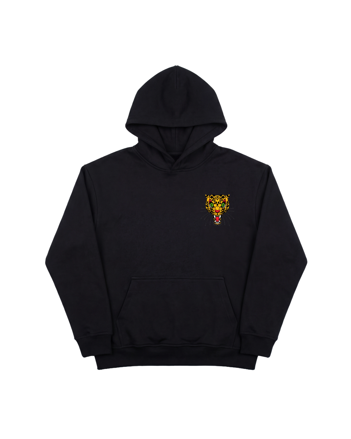 Cubica Leopard Hoodie 410 Negro Cubica