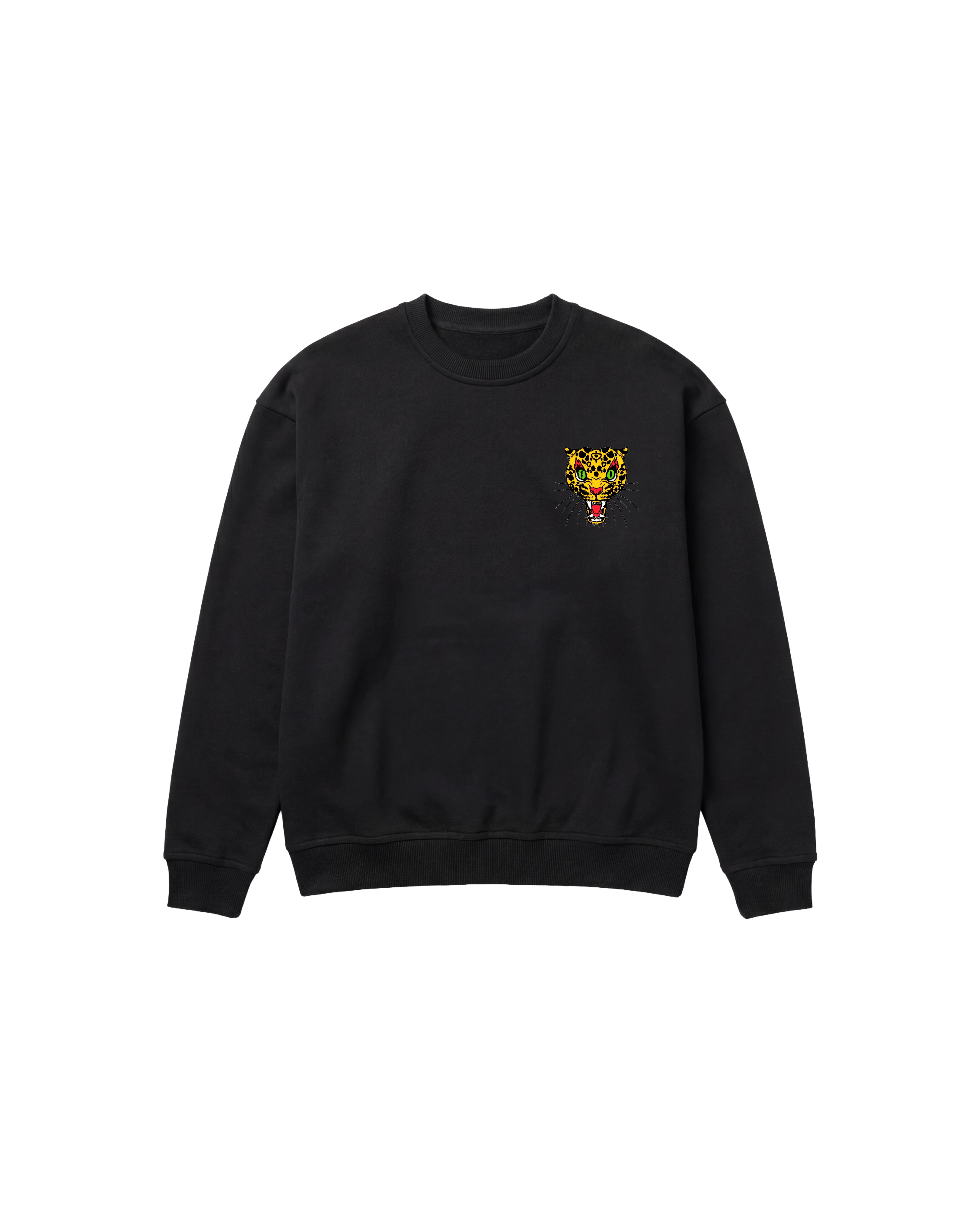 Cubica Leopard Sweatshirt 410 Negro Cubica