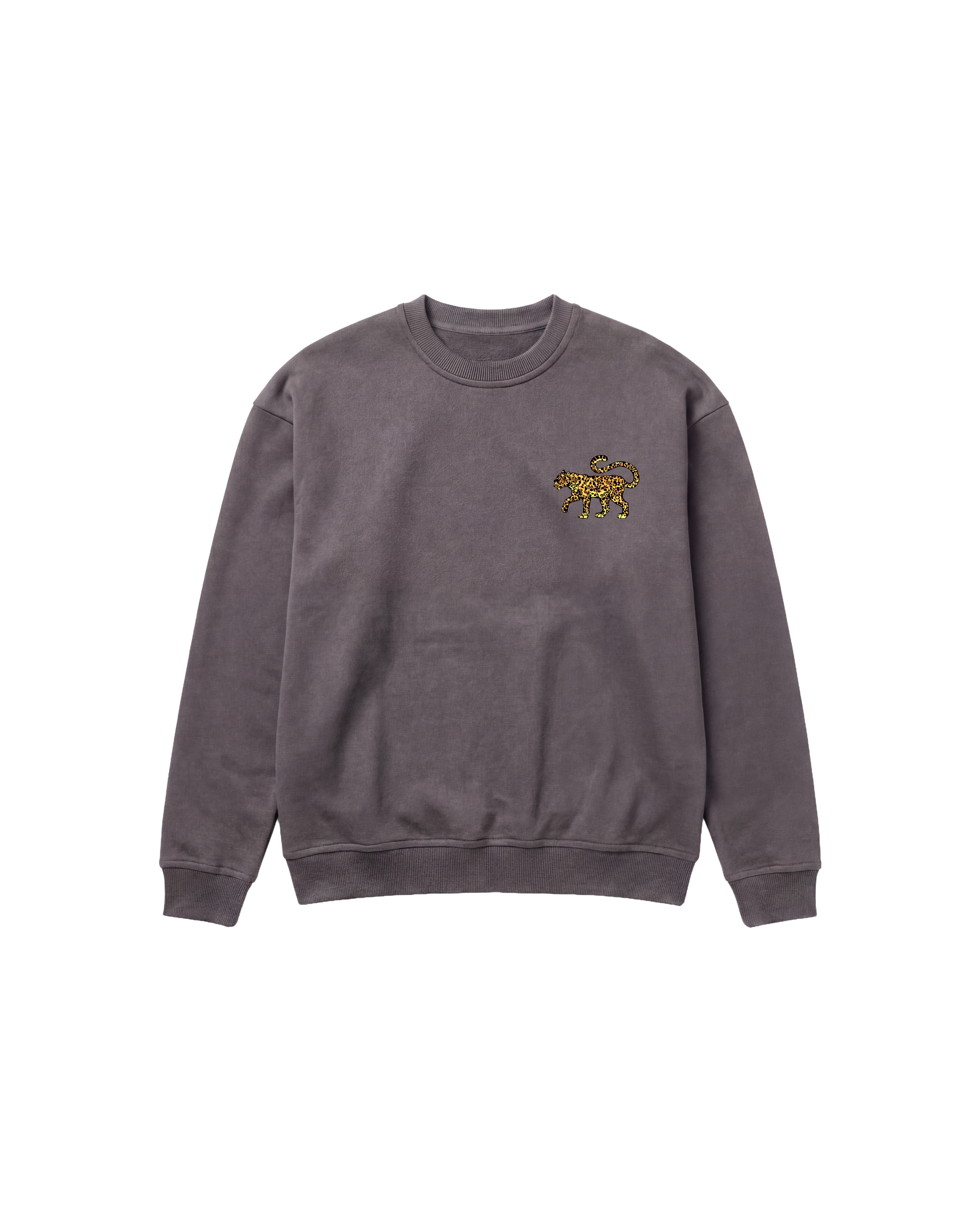 Cubica Leopardo Sweatshirt 410 Gris Oscuro Cubica
