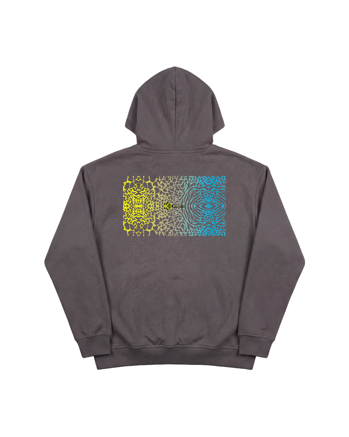 Cubica Psychedelic Hoodie 410 Gris Oscuro Cubica