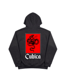 Cubica Snake Hoodie 410 Negro Cubica
