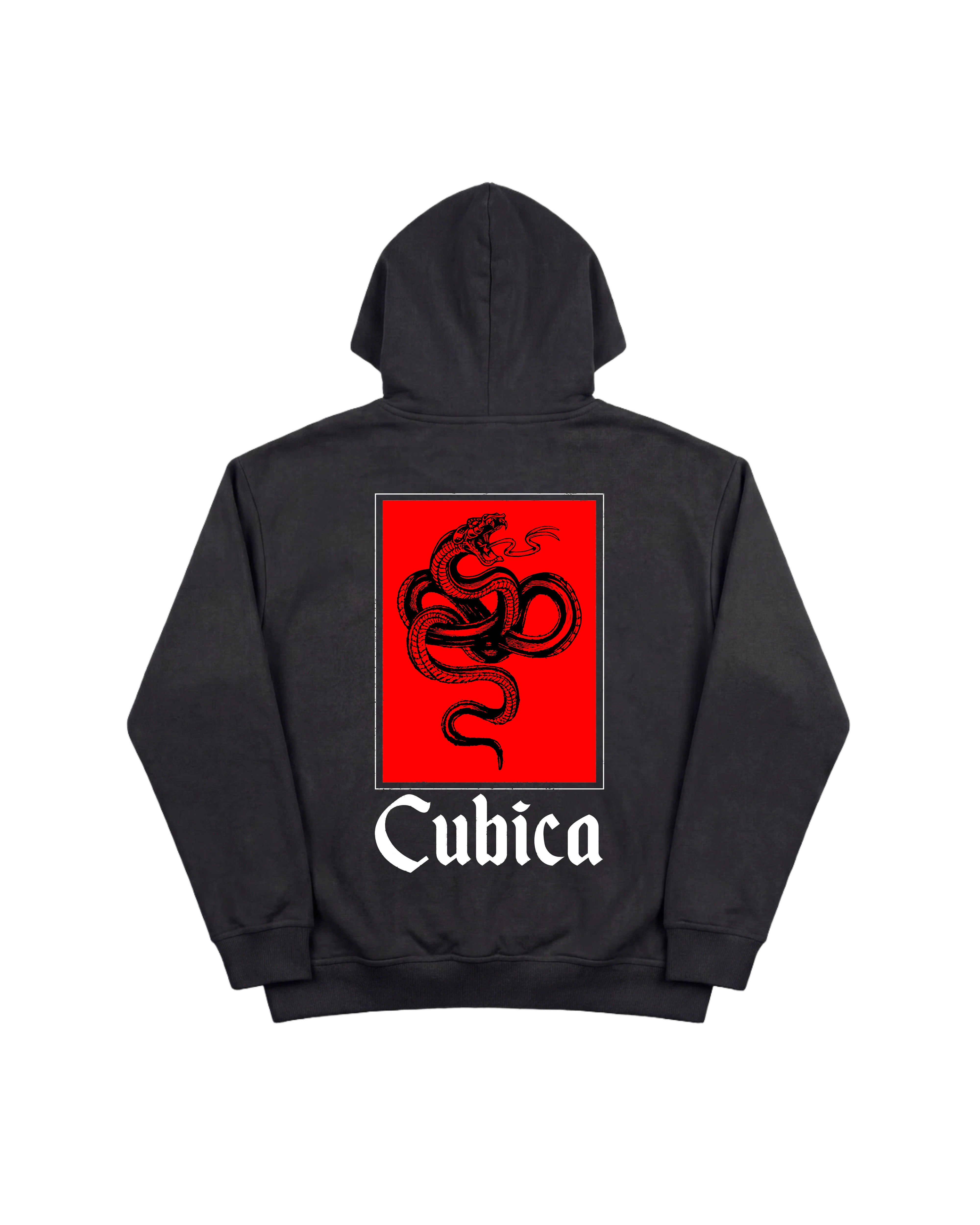 Cubica Snake Hoodie 410 Negro Cubica