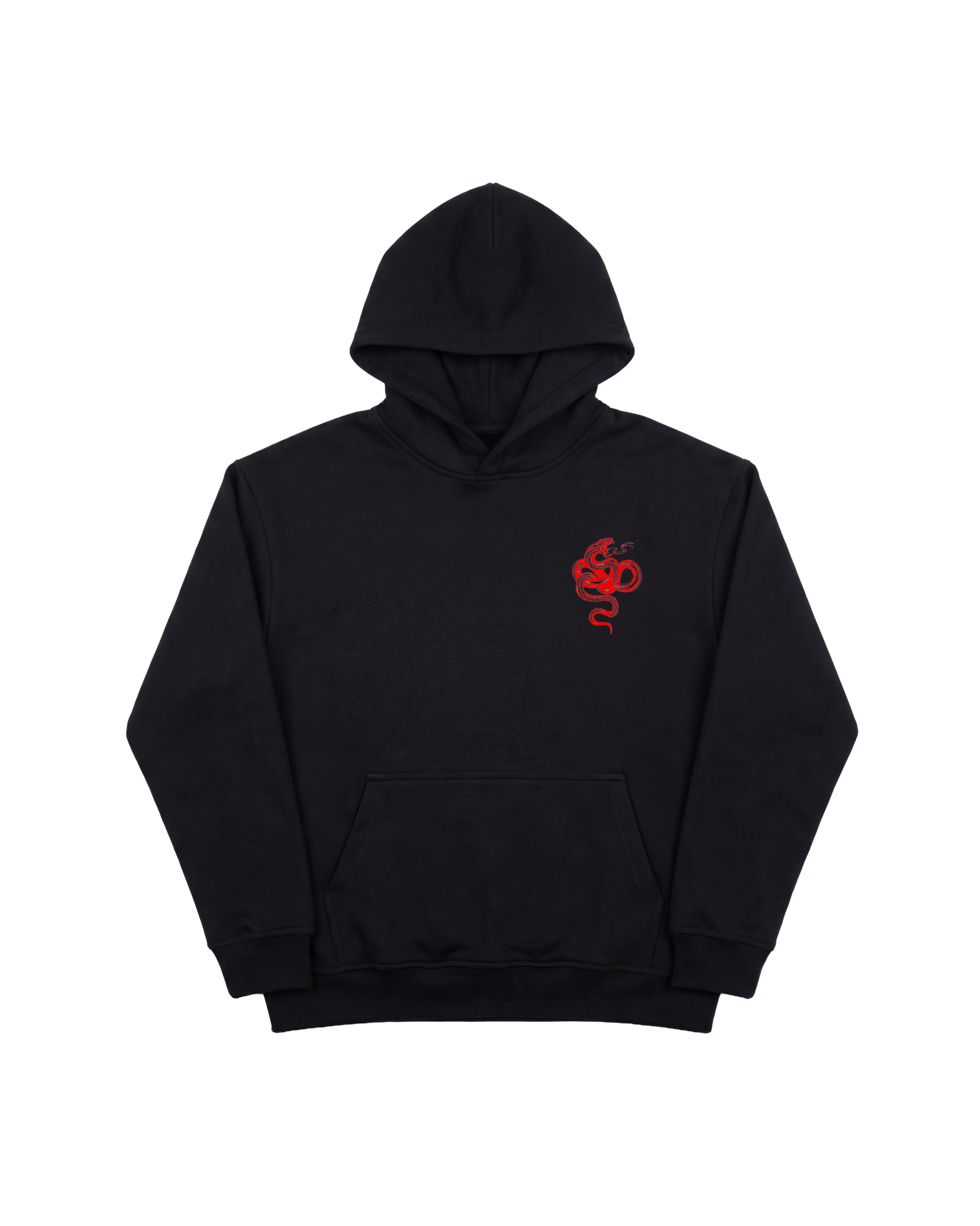 Cubica Snake Hoodie 410 Negro Cubica
