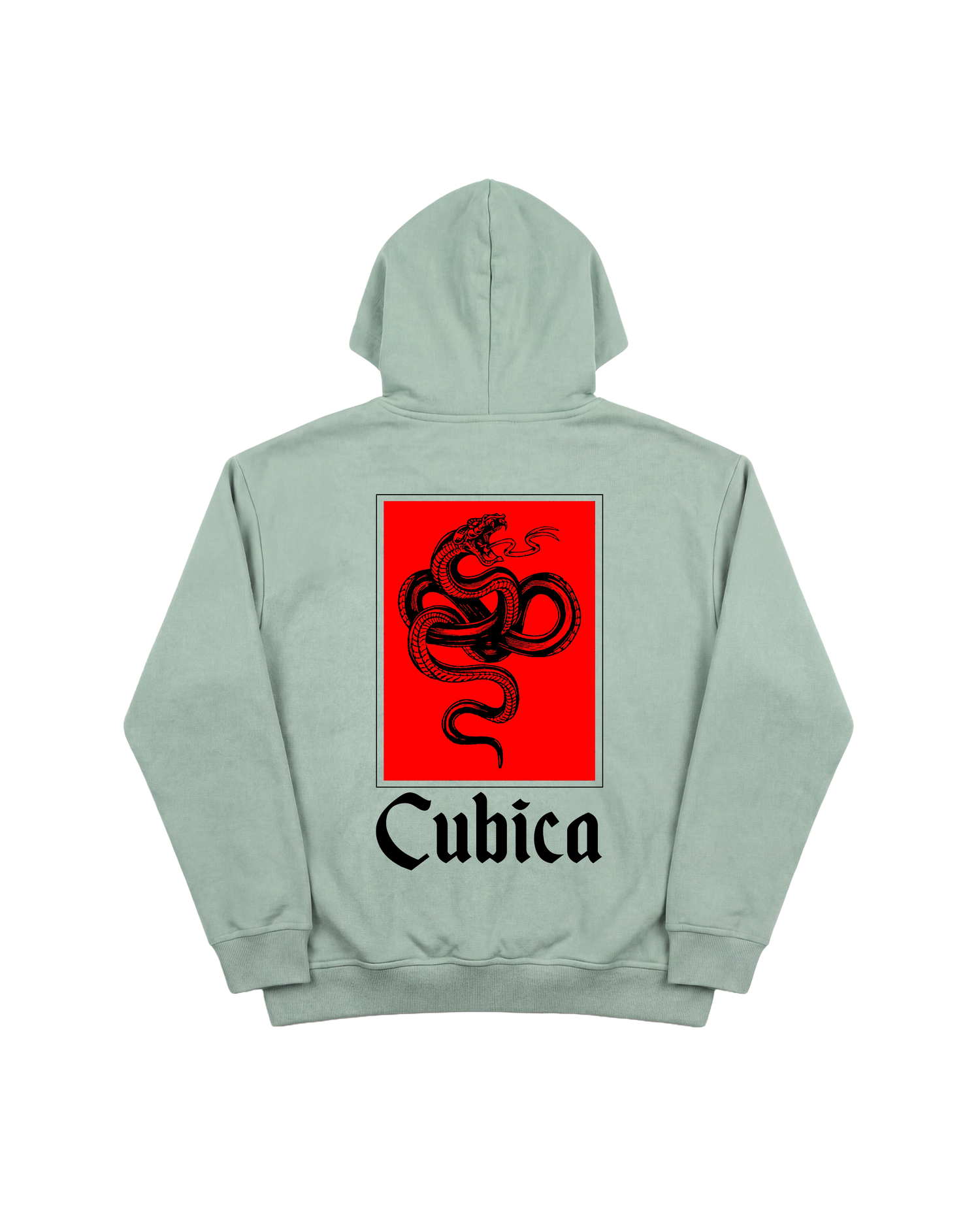 Cubica Snake Hoodie 410 Verde Menta Cubica