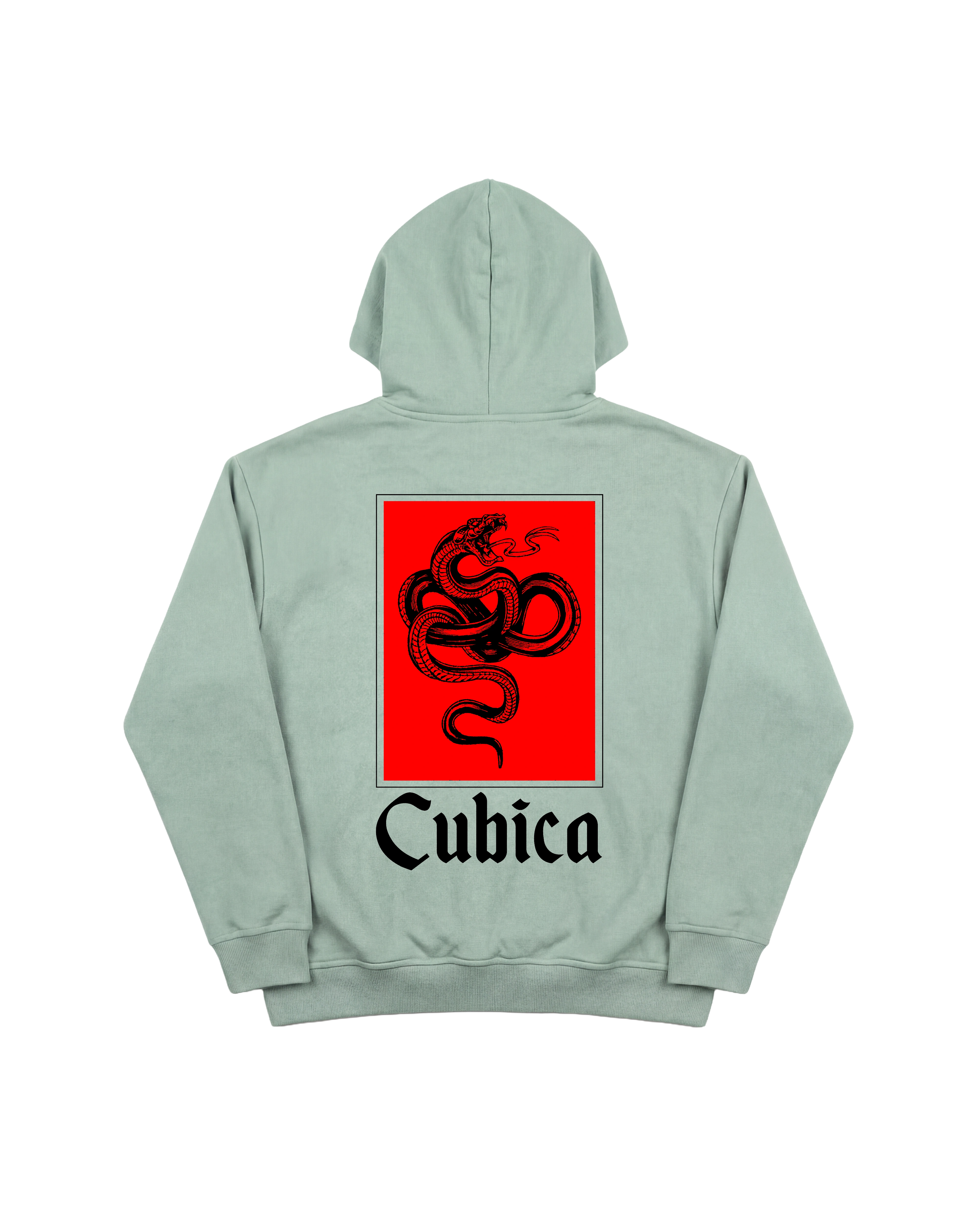 Cubica Snake Hoodie 410 Verde Menta Cubica