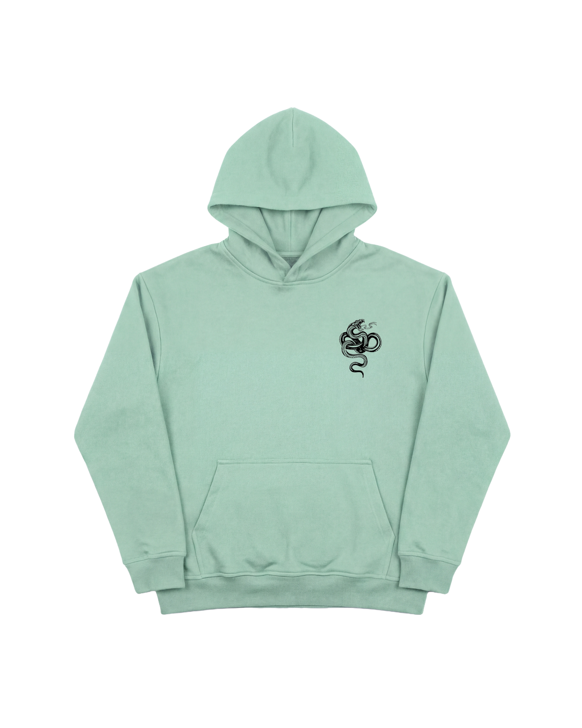 Cubica Snake Hoodie 410 Verde Menta Cubica