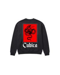 Cubica Snake Sweatshirt 410 Negro Cubica