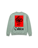 Cubica Snake Sweatshirt 410 Verde Menta Cubica