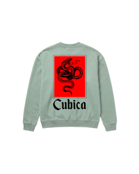 Cubica Snake Sweatshirt 410 Verde Menta Cubica