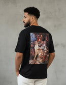 Modelo mide 1,78m y usa talla L