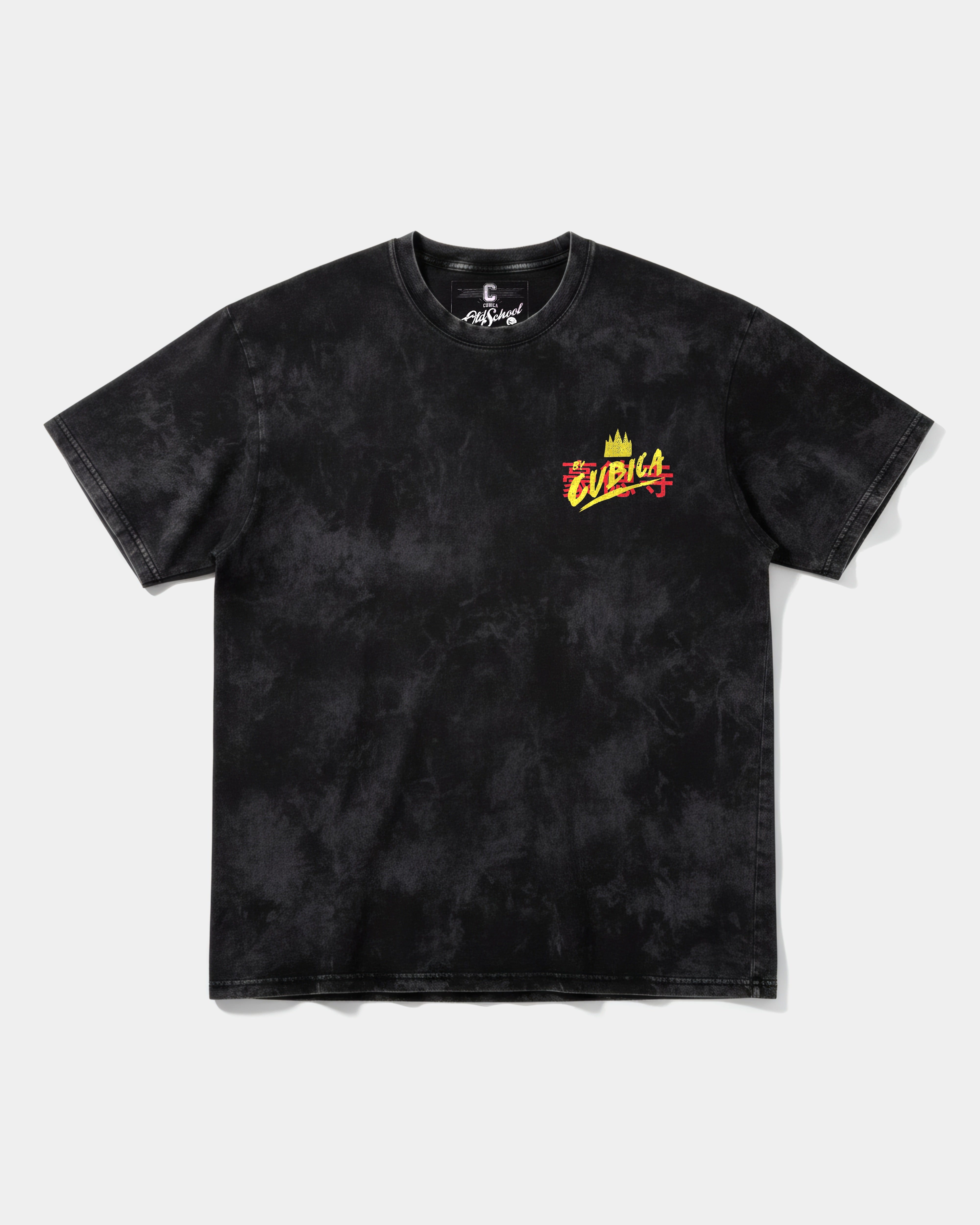 Camiseta Good Lucky Pocket Oversize Front Acid Negro