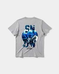 Camiseta Cold Mind Big Back Regular Basic Gris