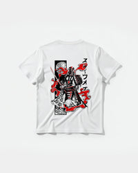 Camiseta Darth Vader Big Regular Back Basic Blanco