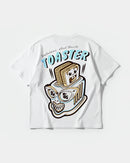 Camiseta Delicious Toaster Big Back Oversize Basic Blanco