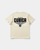 Camiseta Cubica369 Big Back Regular Basic Beige