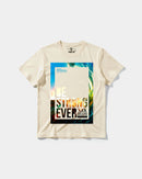 Camiseta Be Strong Big Front Regular Basic Beige