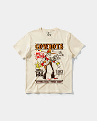Camiseta Cowboys Big Front Regular Basic Beige