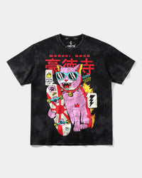 Camiseta Good Lucky Big Oversize Front Acid Negro