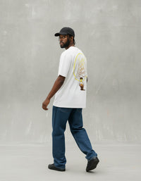 Modelo mide 1,75m y usa talla M
