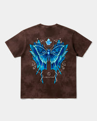 Camiseta Libertad White Pocket Front Oversize Acid Marron