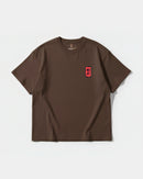 Camiseta China Hannya Pocket Front Oversize Basic Marron