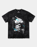 Camiseta Miguel Angel Big Front Oversize Acid Negro