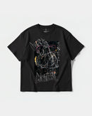 Camiseta Cubica Grateful Big Front Oversize Basic Negro