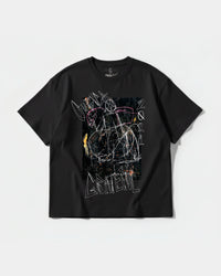 Camiseta Cubica Grateful Big Front Oversize Basic Negro