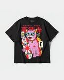 Camiseta Good Lucky Big Oversize Front Basic Negro