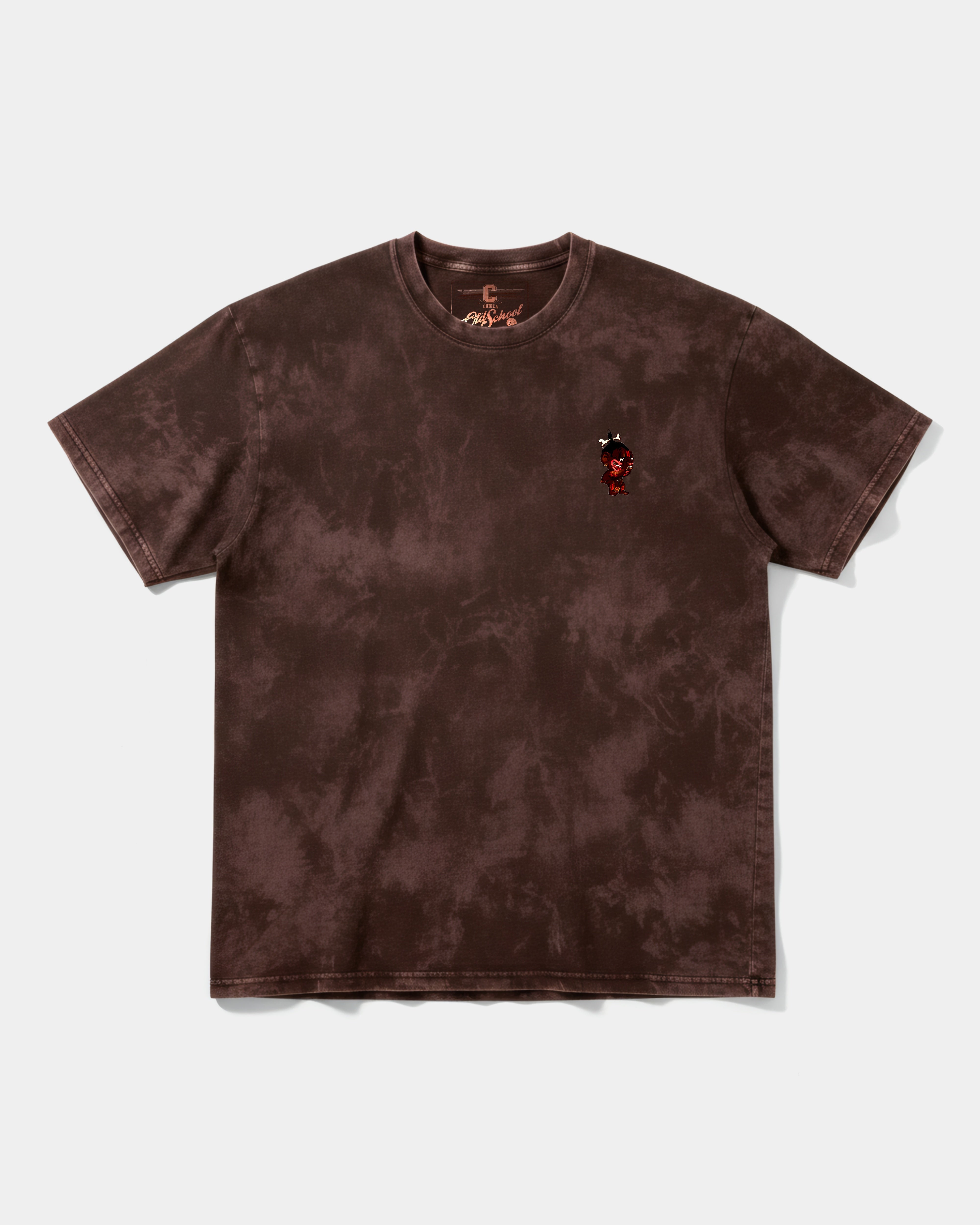 Camiseta Ungaunga Solo Pocket Front Oversize Acid Marron
