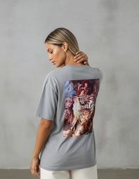 Modelo mide 1,63m y usa talla S