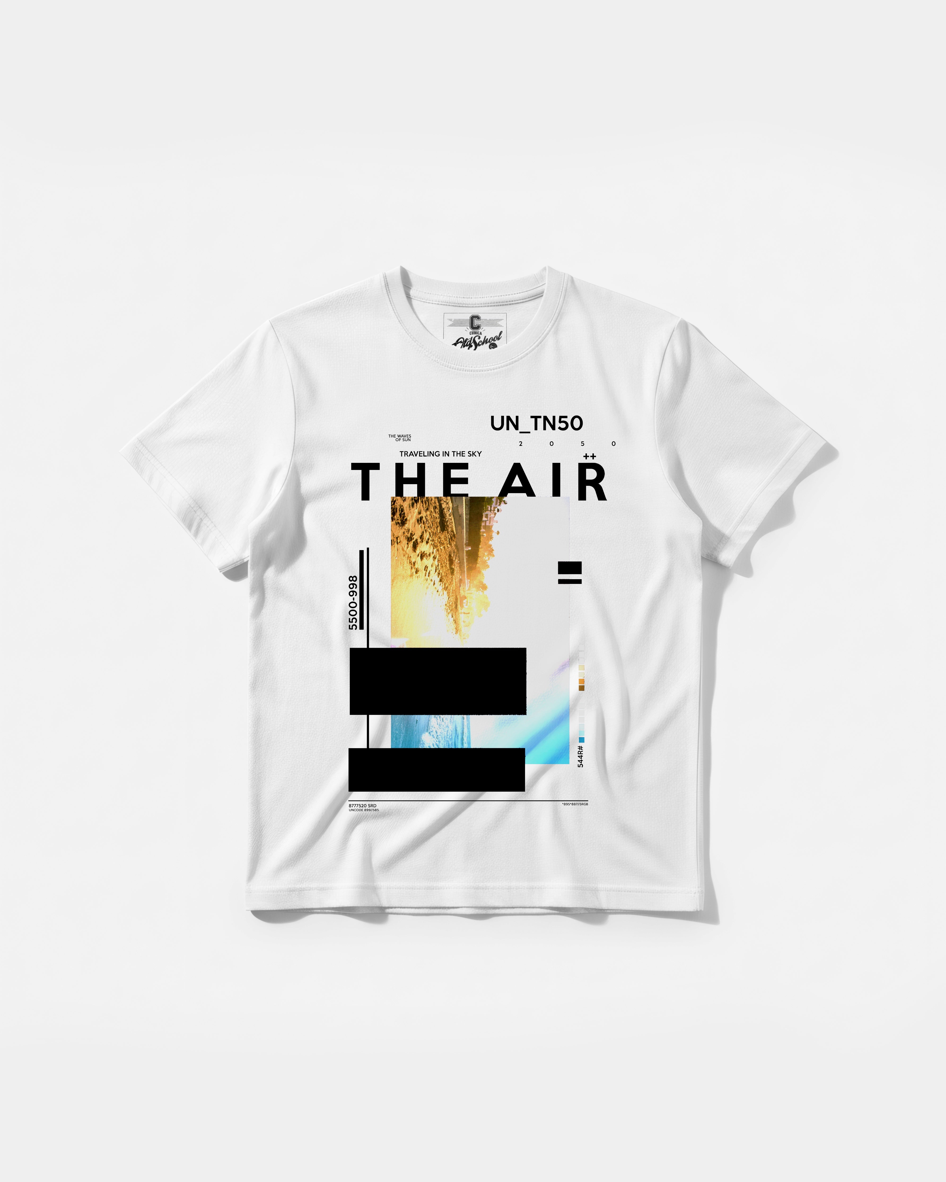 Traveling In The Sky Big Front Regular Basic T-shirt