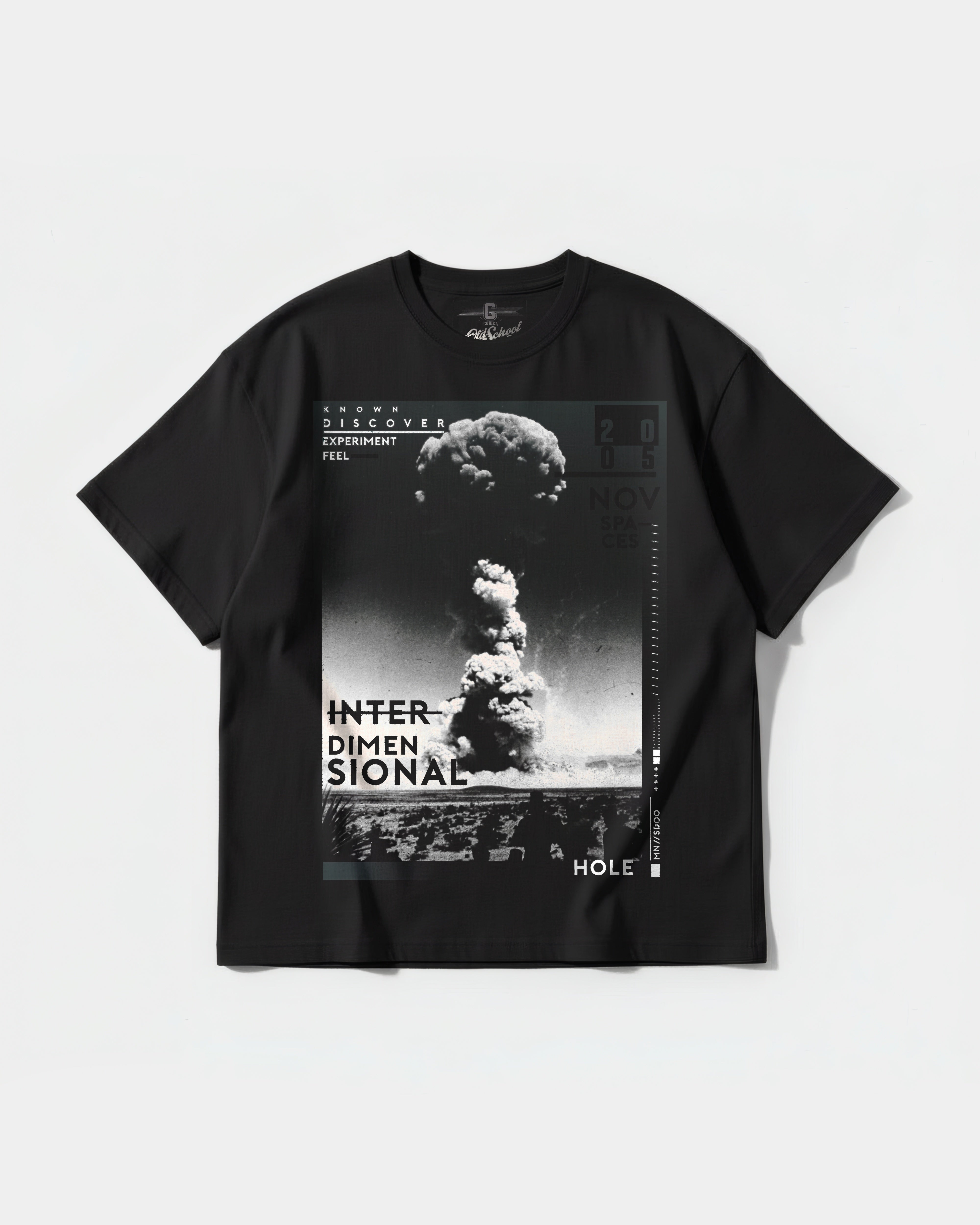 Interdimensional Big Front Oversize Basic T-shirt