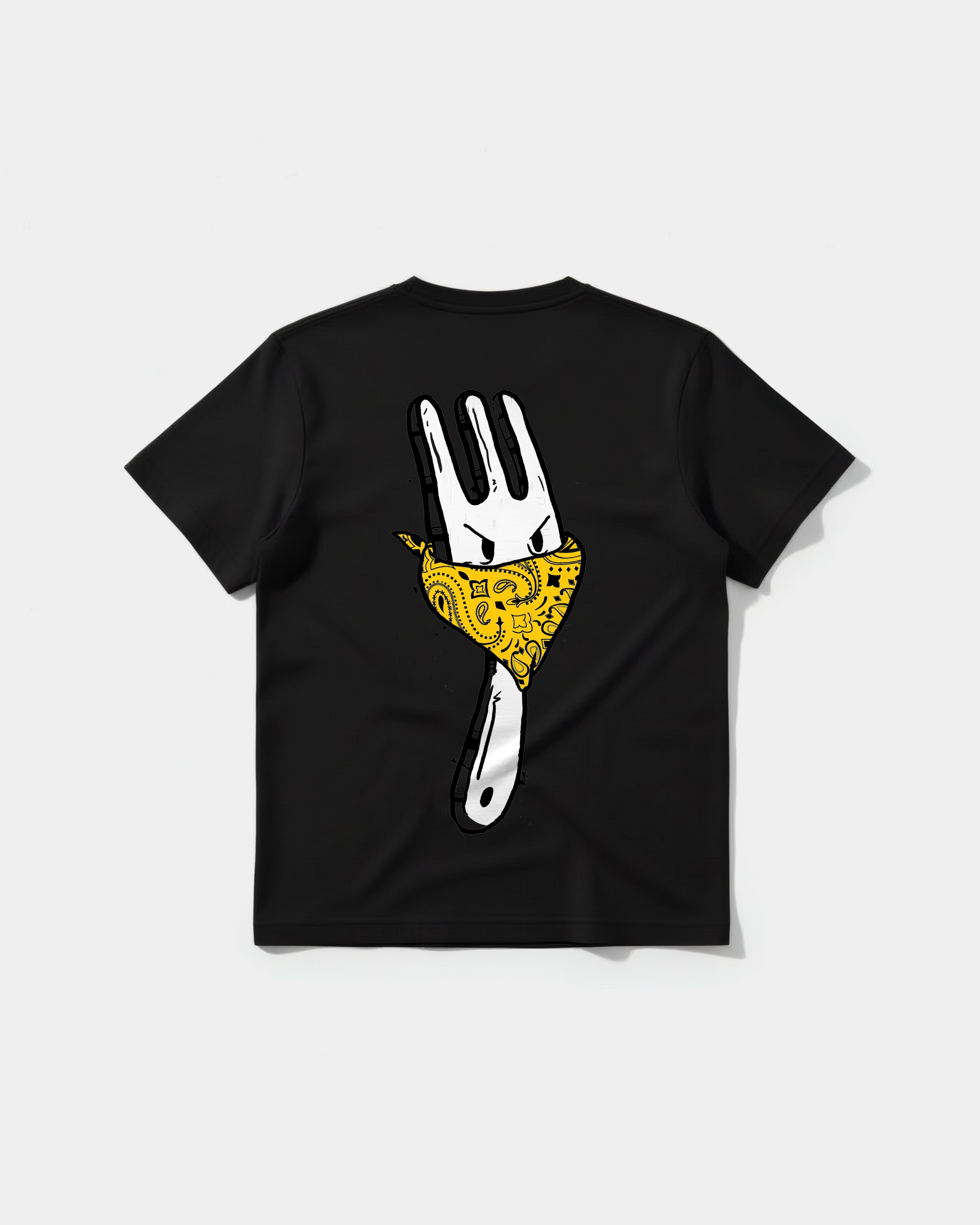 Angry Fork Big Back Regular Basic T-Shirt