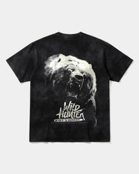 Camiseta Wild Hunter Pocket Front Oversize Acid Negro