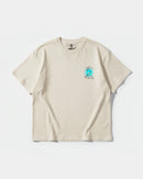 Camiseta Vodka Pocket Front Oversize Basic Beige