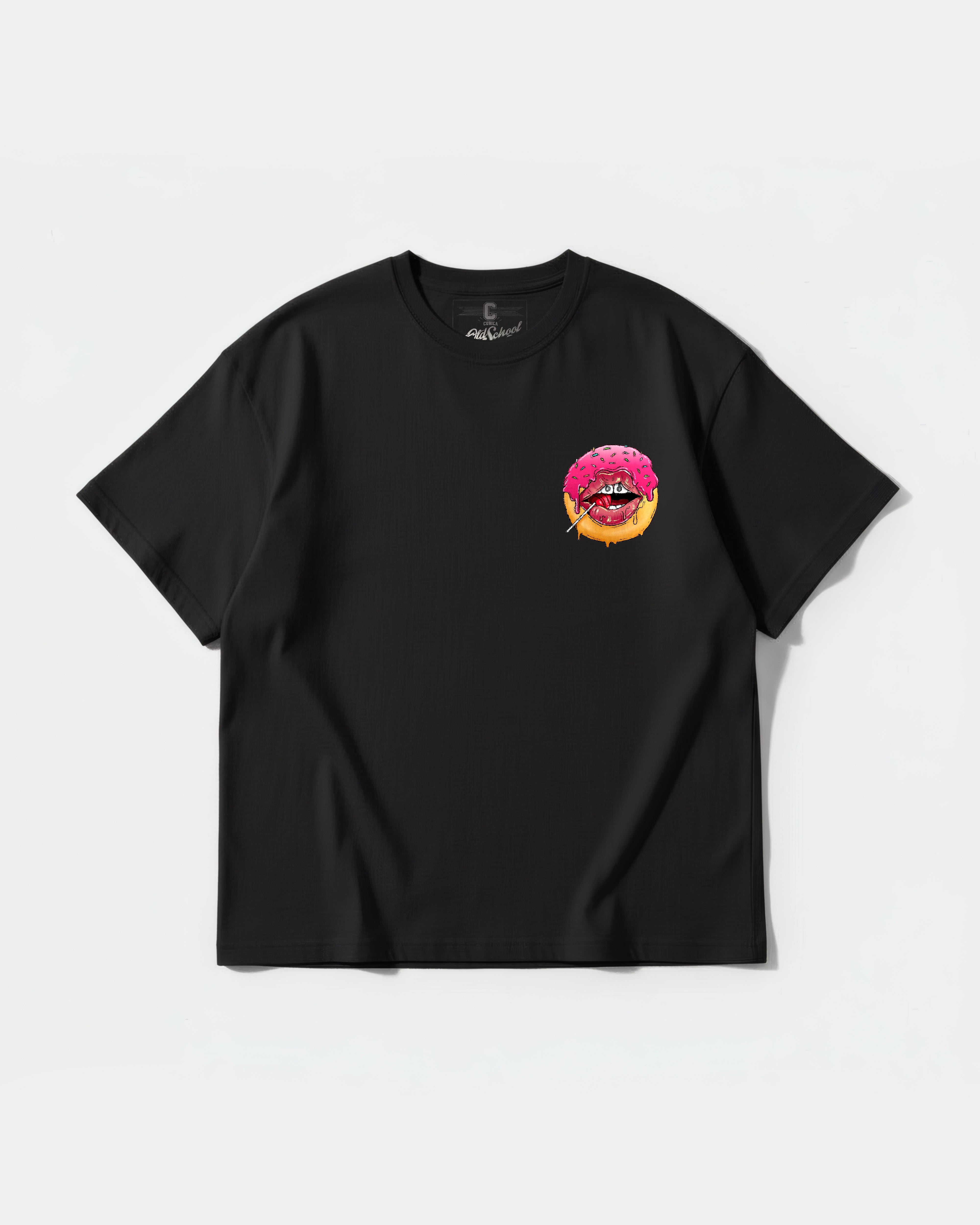 Do You Want Pocket Front Oversize Basic T-shirt