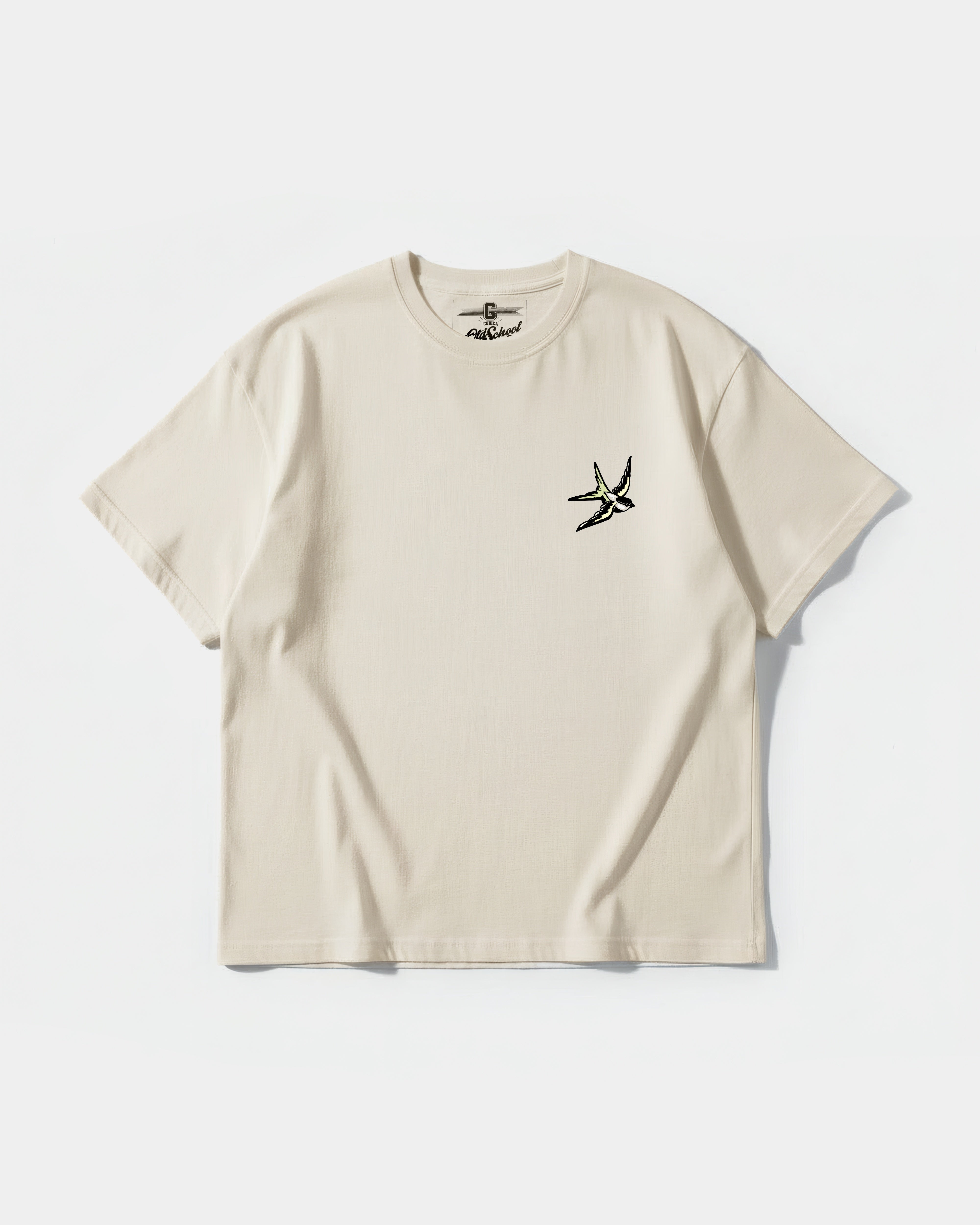 Party On Pocket Front Oversize Basic T-shirt