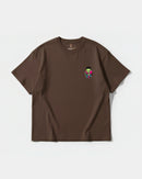 Camiseta Alien In Miami Pocket Front Oversize Basic Marron
